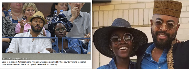 Left: Not Dawodu. Right: Dawodu. Images via screenshot and the real Dawodu’s Instagram